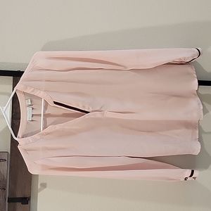 Pink business blouse